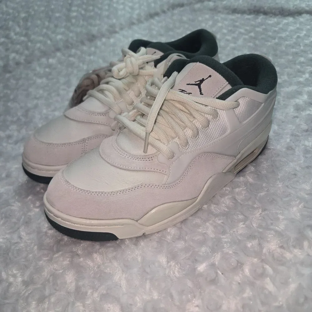 Jordan Air 4 RM Mens Size 11 White Sneakers New leather Low Top Athletic